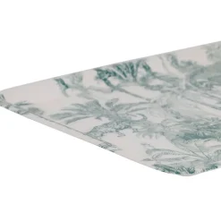 Fabrique de Styles Plateaux*Plateau en fer écru et palmiers émeraude 30x20cm - Mocoa