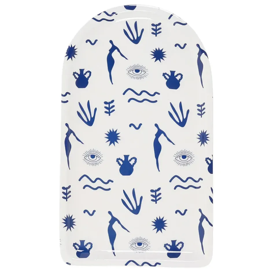 Fabrique de Styles Plateaux*Plateau en fer 17x30cm - Greeka