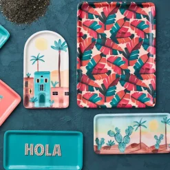 Fabrique de Styles Plateaux*Plateau en fer 15x30cm - Patchuca