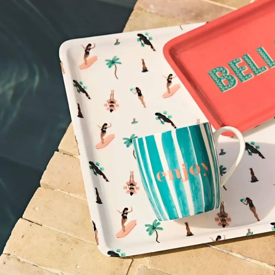 Fabrique de Styles Plateaux*Plateau en fer 40x30cm - Palma