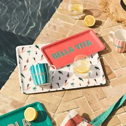 Fabrique de Styles Plateaux*Plateau en fer 15x30cm - Palma