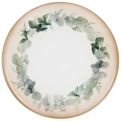 Fabrique de Styles Plateaux*Plateau en fer rond eucalyptus d35cm
