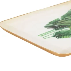 Fabrique de Styles Plateaux*Plateau en fer 15x25cm - Bananier