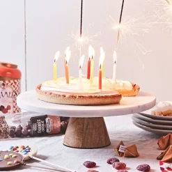 Fabrique de Styles Plateaux*Plateau en marbre et manguier 30x30xh10cm - Organic