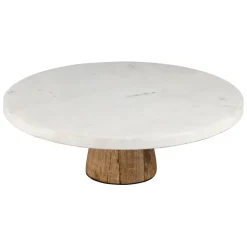 Fabrique de Styles Plateaux*Plateau en marbre et manguier 30x30xh10cm - Organic