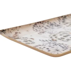 Fabrique de Styles Plateaux*Plateau gypsophile en fer 30x15cm - Botanique