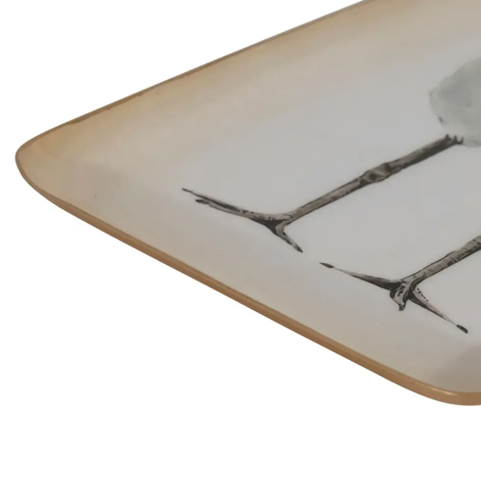 Fabrique de Styles Plateaux*Plateau mouette en fert 16x26cm