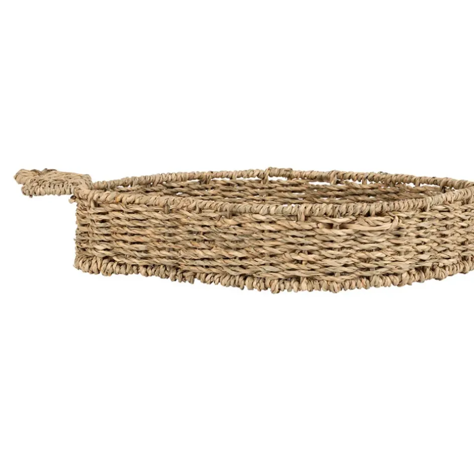 Fabrique de Styles Plateaux*Plateau poire en jonc de mer 22x38cm - Les Fruits