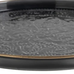 Fabrique de Styles Plateaux*Plateau rond en fer d36cm - Arabise