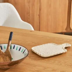 Fabrique de Styles Plateaux*Plateau tapas en grès 28x18cm - Aurore