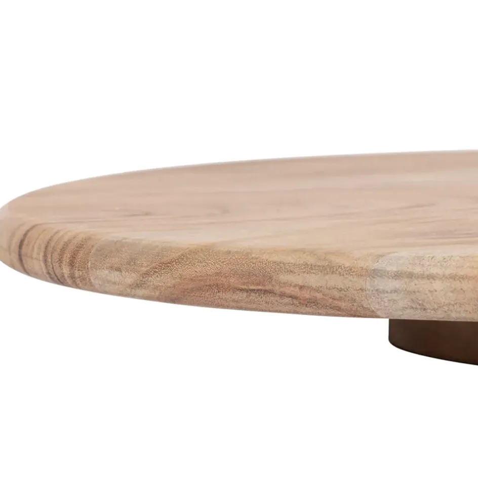Fabrique de Styles Plateaux*Plateau tournant en acacia d39.7xh4.5cm - Dalbert