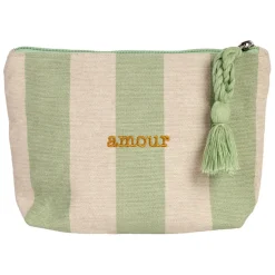 Fabrique de Styles Pochettes Et Housses*Pochette Amour en coton écru et - Famille