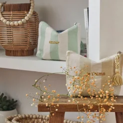 Fabrique de Styles Pochettes Et Housses*Pochette Amour en coton écru et - Famille