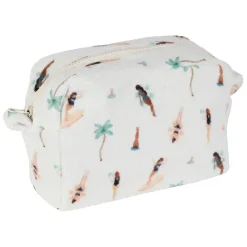 Fabrique de Styles Pochettes Et Housses*Pochette en coton émeraude et corail - Palma