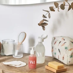 Fabrique de Styles Pochettes Et Housses*Pochette en coton émeraude et corail - Palma