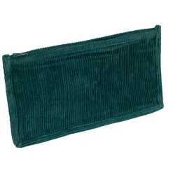 Fabrique de Styles Pochettes Et Housses*Pochette en velours côtelé émeraude - Flaura