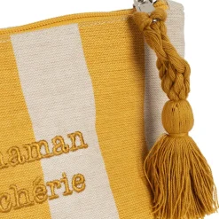 Fabrique de Styles Pochettes Et Housses*Pochette Maman en coton écru et - Famille