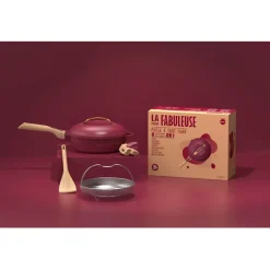 Fabrique de Styles Plats Et Appareils De Cuisson*Poêle en aluminium rubis d24cm - La Fabuleuse