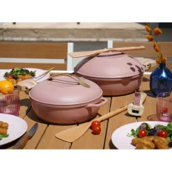Fabrique de Styles Plats Et Appareils De Cuisson*Poêle pivoine d24cm - La Fabuleuse