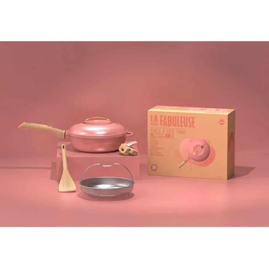 Fabrique de Styles Plats Et Appareils De Cuisson*Poêle pivoine d24cm - La Fabuleuse