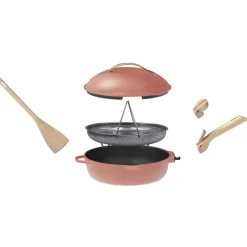 Fabrique de Styles Plats Et Appareils De Cuisson*Poêle pivoine d28cm - La Fabuleuse