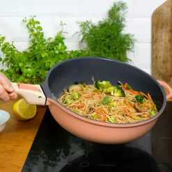 Fabrique de Styles Plats Et Appareils De Cuisson*Poêle pivoine d28cm - La Fabuleuse