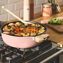 Fabrique de Styles Plats Et Appareils De Cuisson*Poêle pivoine d28cm - La Fabuleuse