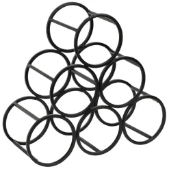 Fabrique de Styles Accessoires Vin Et Cocktails*Porte 6 bouteilles en fer 31xh28cm - Campagne