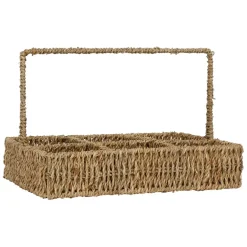 Fabrique de Styles Petits Rangements*Porte 6 gobelets borneo en jonc de mer - borneo
