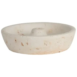 Fabrique de Styles Encens*Porte encens en ciment écru moucheté - Organic