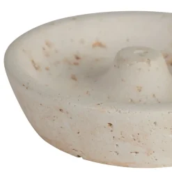 Fabrique de Styles Encens*Porte encens en ciment écru moucheté - Organic