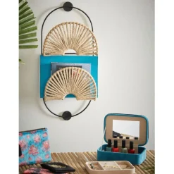 Fabrique de Styles Petits Rangements*Porte magazines mural 2 niveaux korda