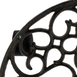 Fabrique de Styles Cache-pots Et Supports*Porte plante 4 roues en fonte d31.5cm - Rhodonea