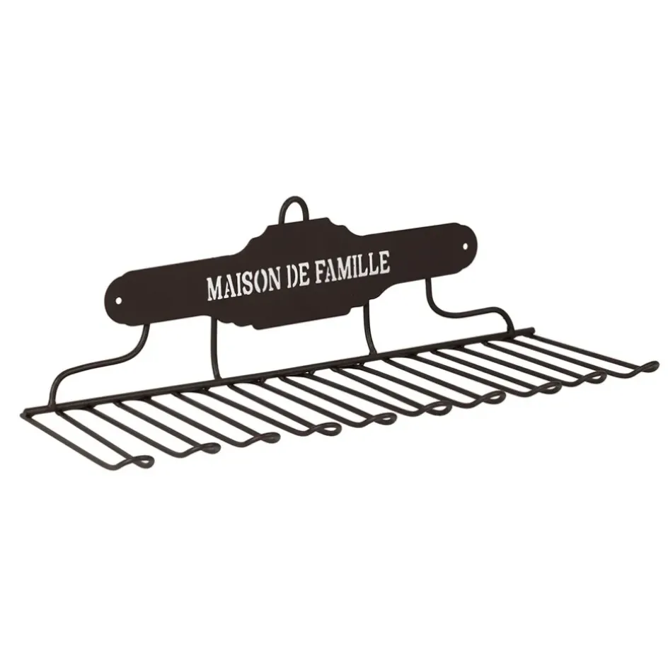 Fabrique de Styles Petits Rangements*Porte verres mural en fer - Maison De Famille