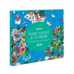 Enfant Fabrique de Styles Jouets*Poster & stickers 70x100cm - atlas