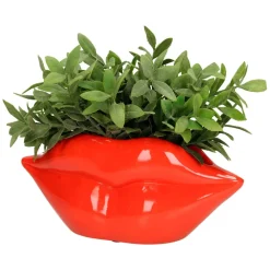 Fabrique de Styles Cache-pots Et Supports*Pot lèvre en polyrésine h12.5cm