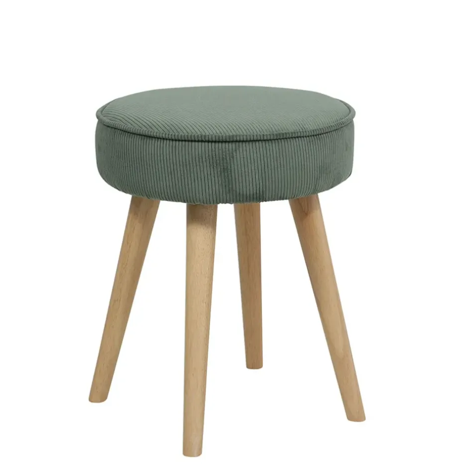 Fabrique de Styles Poufs Et Tabourets*Pouf en tissu velours côtelé - Popy