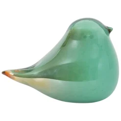 Fabrique de Styles Petits Objets Déco*Presse papier moineau en verre - Serin