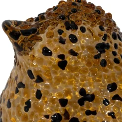 Fabrique de Styles Petits Objets Déco*Presse-papier moineau en verre et noir - Serin