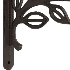 Fabrique de Styles Étagères Murales*Équerre en fonte laurier 25x23cm