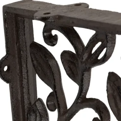 Fabrique de Styles Étagères Murales*Équerre en fonte laurier 18x20cm