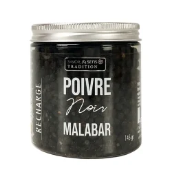 Fabrique de Styles Condiments Et Épices*Recharge pour poivrier 130gr de poivre des Indes
