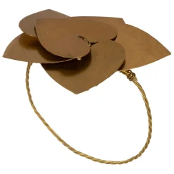 Fabrique de Styles Serviettes De Table*Rond de serviette cœur en laiton - Dulsine