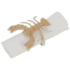 Fabrique de Styles Serviettes De Table*Rond de serviette en manguier et coton - homard