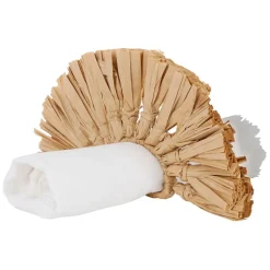 Fabrique de Styles Serviettes De Table*Rond de serviette en raphia et fer