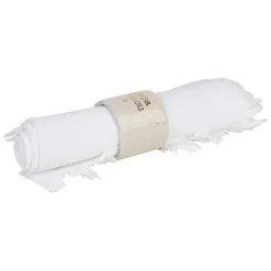 Fabrique de Styles Serviettes De Table*Rond de serviette papa en grès moucheté d3cm