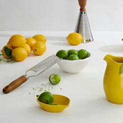 Fabrique de Styles Ustensibles De Cuisine*Râpe en inox et bois et brosse - Ablis