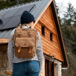 Fabrique de Styles Sacs Et Cabas*Sac à dos havane 28x14xh39cm -Juneau