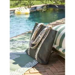 Fabrique de Styles Sacs Et Cabas*Sac ciao amore en coton émeraude - Vencia