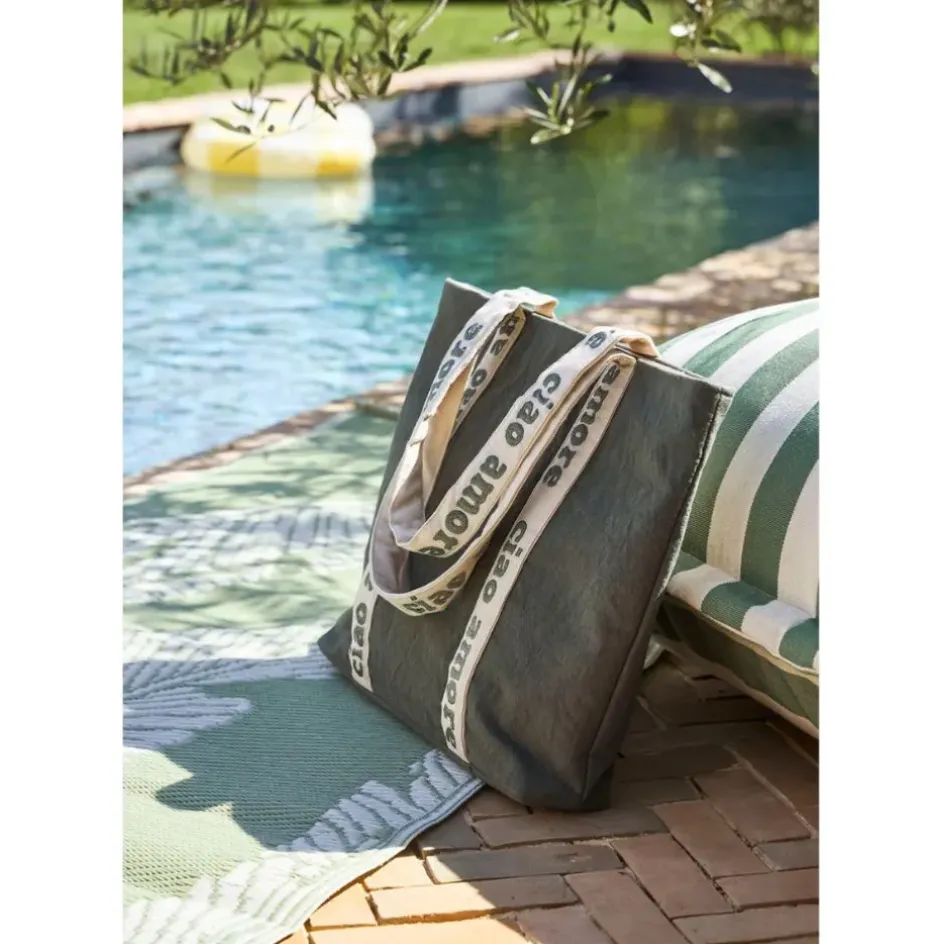 Fabrique de Styles Sacs Et Cabas*Sac ciao amore en coton émeraude - Vencia